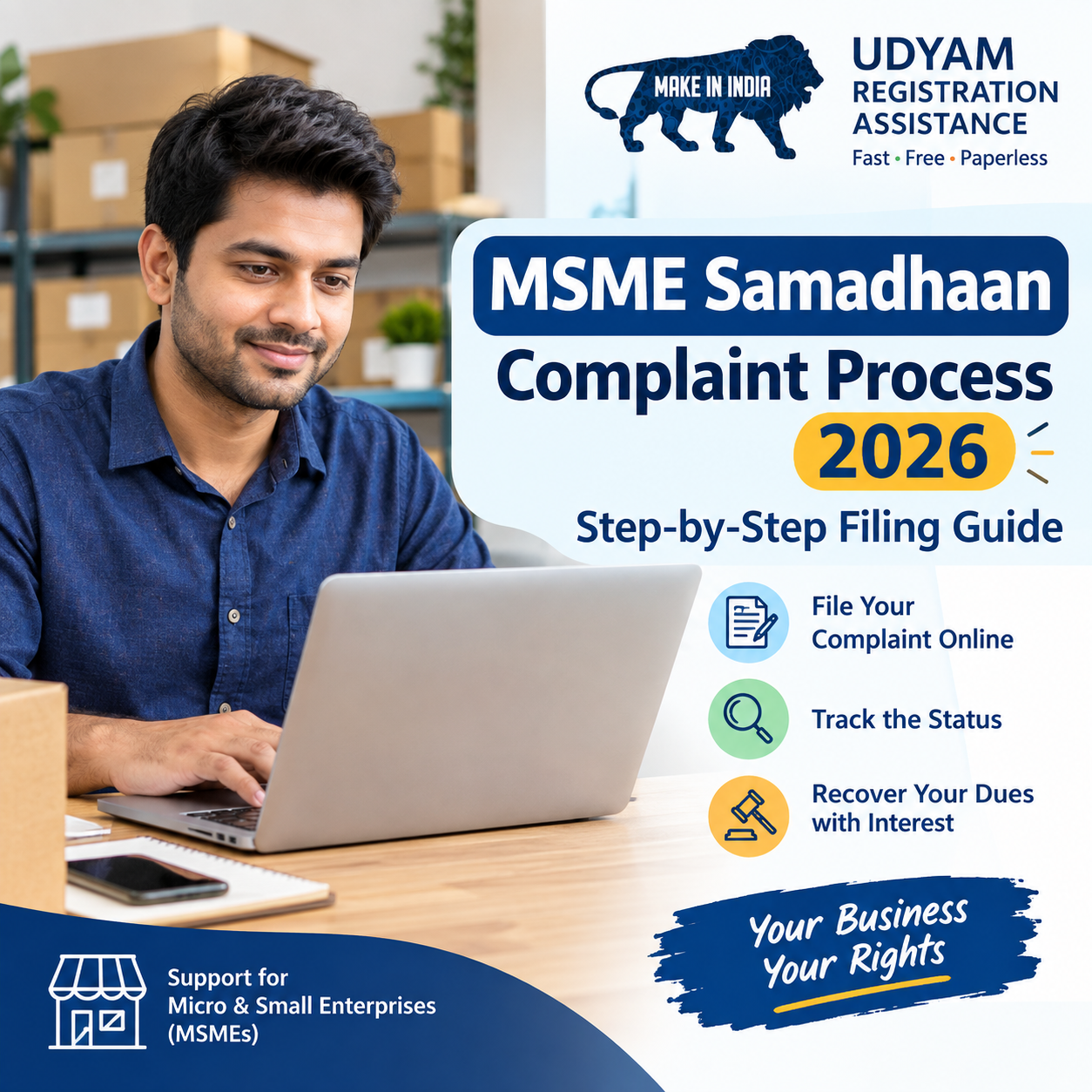 MSME Samadhaan Complaint Process 2026| Step-by-Step Filing Guide